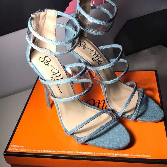 Shoes - Denim Jean Heels